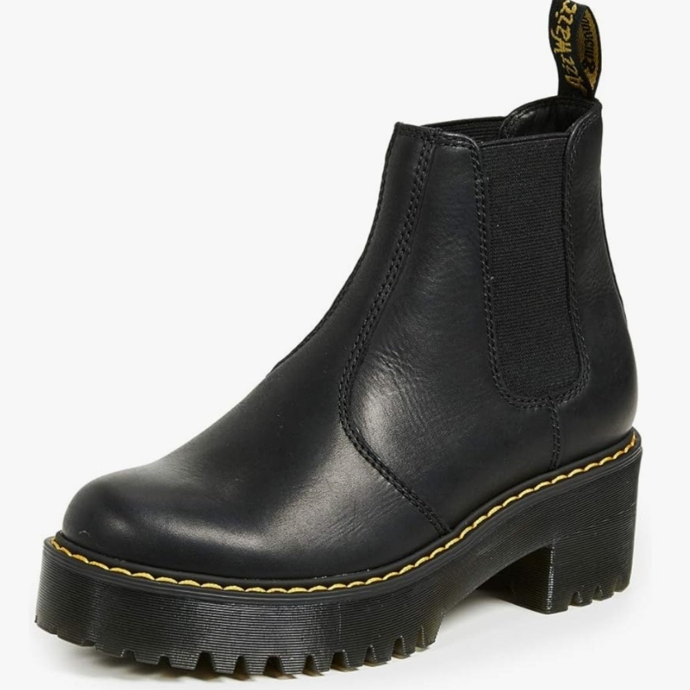 Dr. Martens Black Chunky Ankle Boots